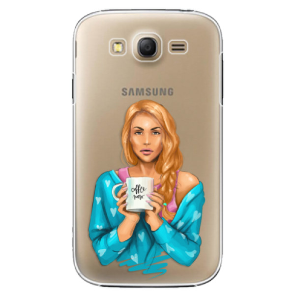 Plastové puzdro iSaprio - Coffe Now - Redhead - Samsung Galaxy Grand Neo Plus