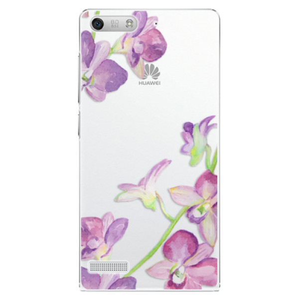 Plastové puzdro iSaprio - Purple Orchid - Huawei Ascend G6