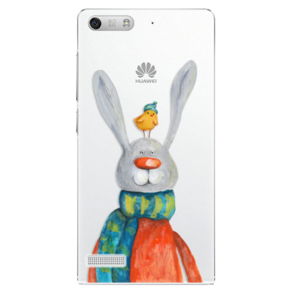 Plastové puzdro iSaprio - Rabbit And Bird - Huawei Ascend G6