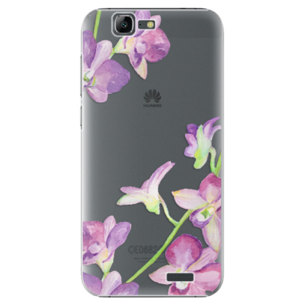 Plastové puzdro iSaprio - Purple Orchid - Huawei Ascend G7