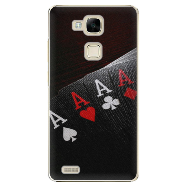 Plastové puzdro iSaprio - Poker - Huawei Ascend Mate7