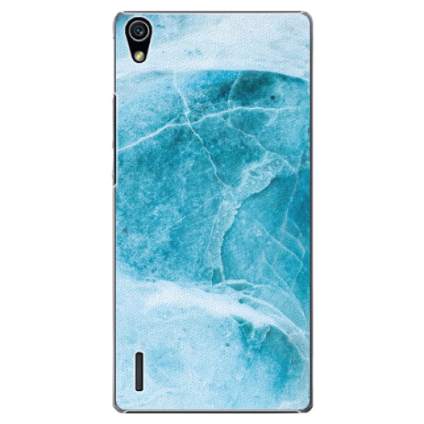 Plastové puzdro iSaprio - Blue Marble - Huawei Ascend P7