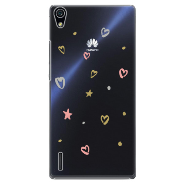 Plastové puzdro iSaprio - Lovely Pattern - Huawei Ascend P7