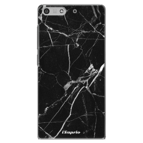 Plastové puzdro iSaprio - Black Marble 18 - Huawei Ascend P7 Mini