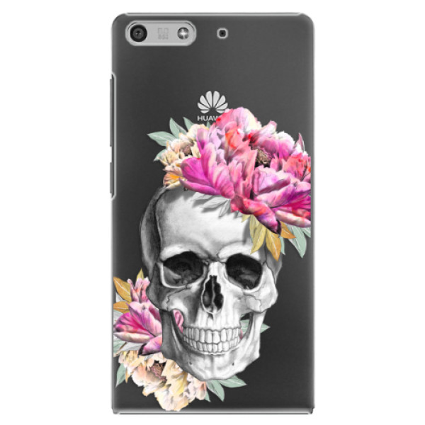 Plastové puzdro iSaprio - Pretty Skull - Huawei Ascend P7 Mini