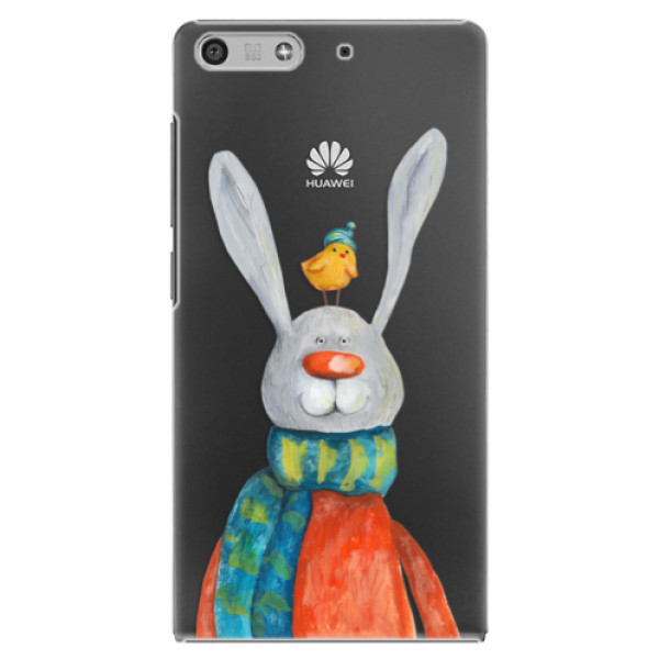 Plastové puzdro iSaprio - Rabbit And Bird - Huawei Ascend P7 Mini