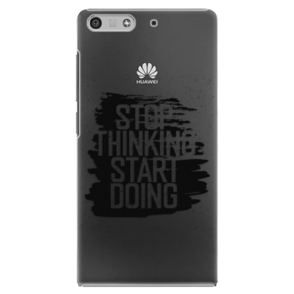 Plastové puzdro iSaprio - Start Doing - black - Huawei Ascend P7 Mini
