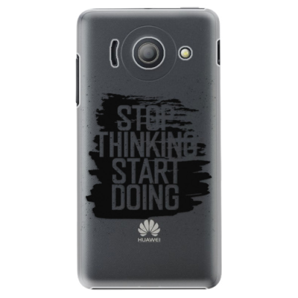 Plastové puzdro iSaprio - Start Doing - black - Huawei Ascend Y300