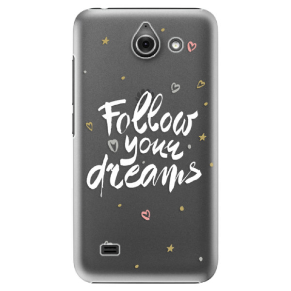 Plastové puzdro iSaprio - Follow Your Dreams - white - Huawei Ascend Y550