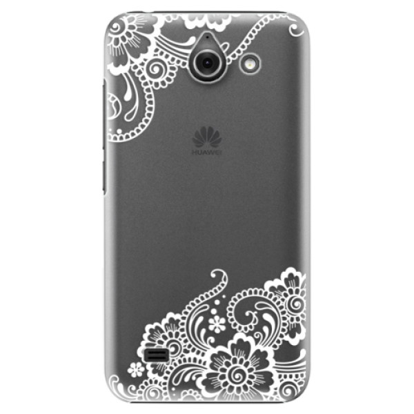 Plastové puzdro iSaprio - White Lace 02 - Huawei Ascend Y550
