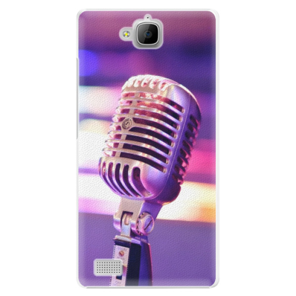 Plastové puzdro iSaprio - Vintage Microphone - Huawei Honor 3C