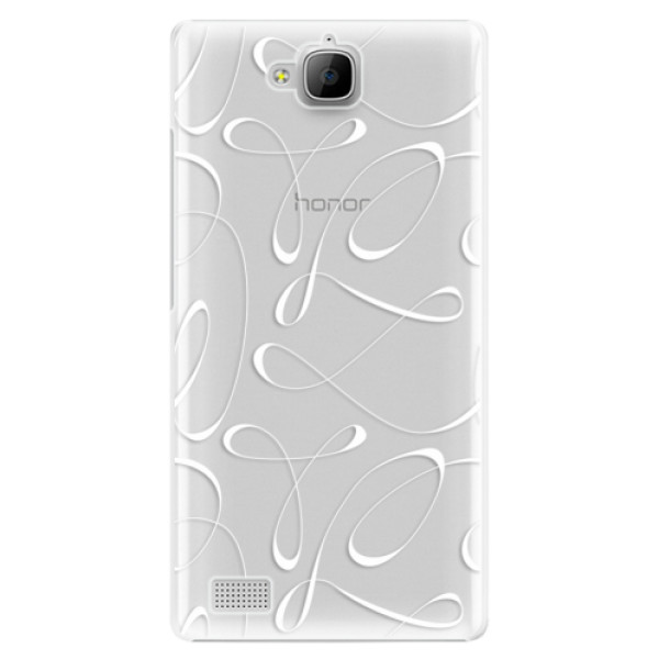 Plastové puzdro iSaprio - Fancy - white - Huawei Honor 3C