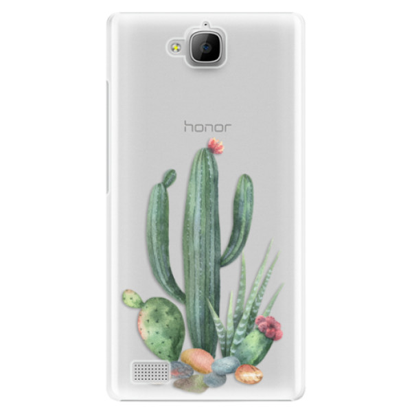 Plastové puzdro iSaprio - Cacti 02 - Huawei Honor 3C