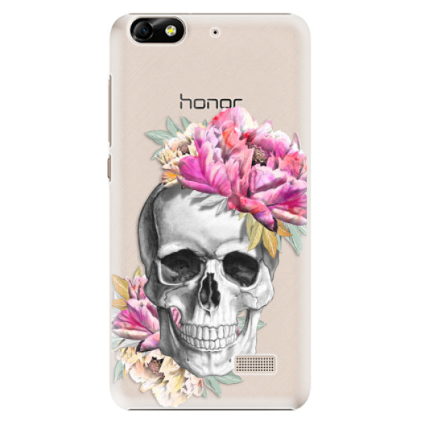 Plastové puzdro iSaprio - Pretty Skull - Huawei Honor 4C