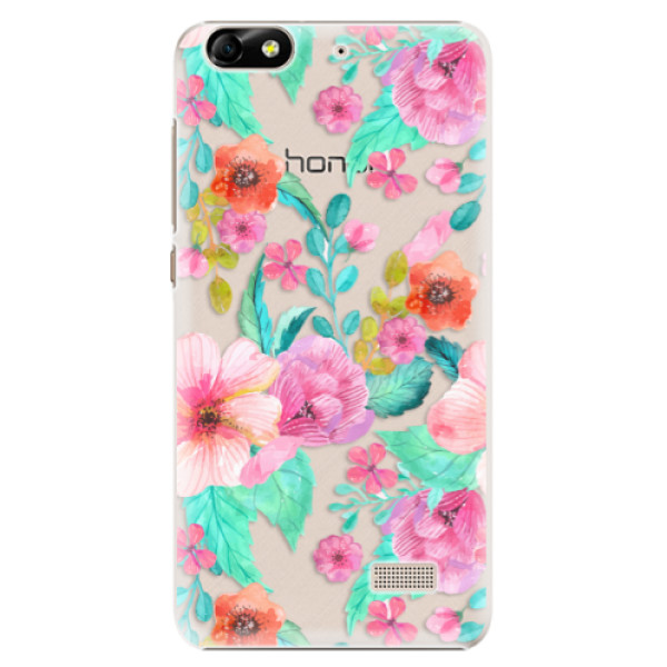 Plastové puzdro iSaprio - Flower Pattern 01 - Huawei Honor 4C