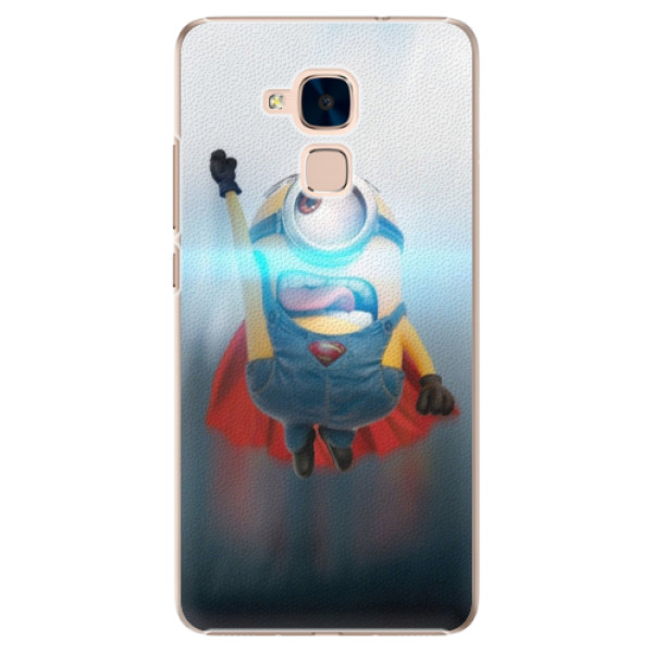 Plastové puzdro iSaprio - Mimons Superman 02 - Huawei Honor 7 Lite