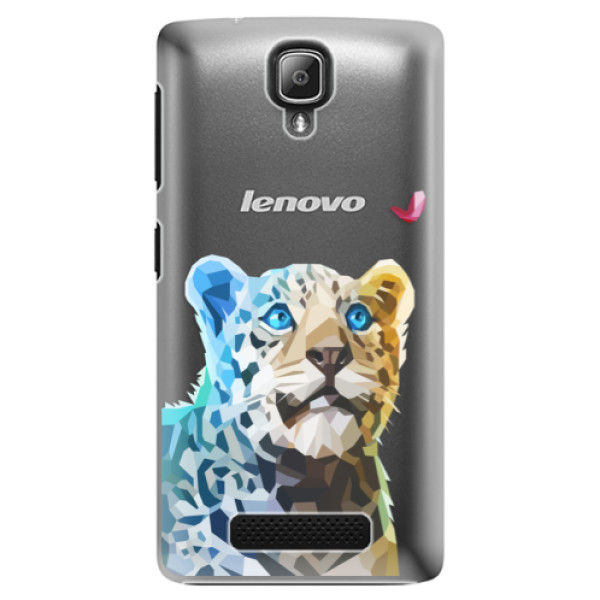 Plastové puzdro iSaprio - Leopard With Butterfly - Lenovo A1000