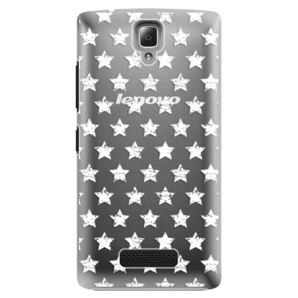 Plastové puzdro iSaprio - Stars Pattern - white - Lenovo A2010