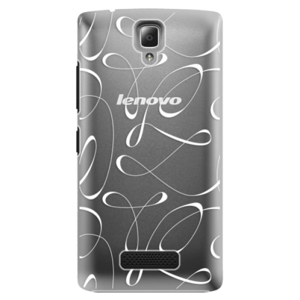 Plastové puzdro iSaprio - Fancy - white - Lenovo A2010