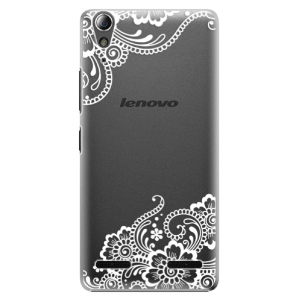 Plastové puzdro iSaprio - White Lace 02 - Lenovo A6000 / K3
