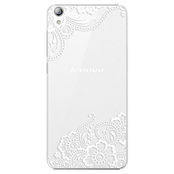 Plastové puzdro iSaprio - White Lace 02 - Lenovo S850