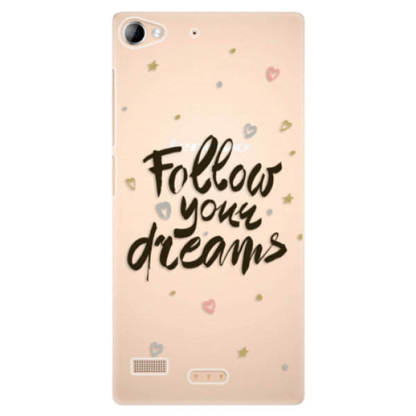 Plastové puzdro iSaprio - Follow Your Dreams - black - Lenovo Vibe X2