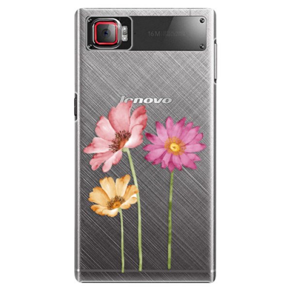 Plastové puzdro iSaprio - Three Flowers - Lenovo Z2 Pro