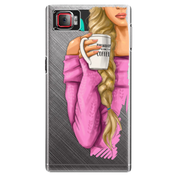Plastové puzdro iSaprio - My Coffe and Blond Girl - Lenovo Z2 Pro