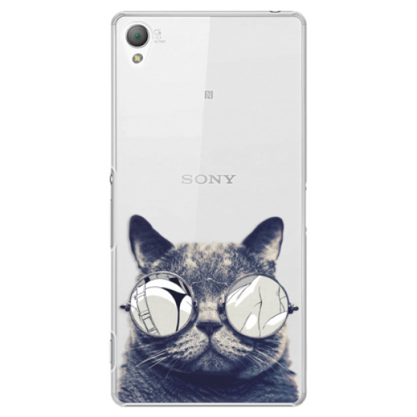 Plastové puzdro iSaprio - Crazy Cat 01 - Sony Xperia Z3