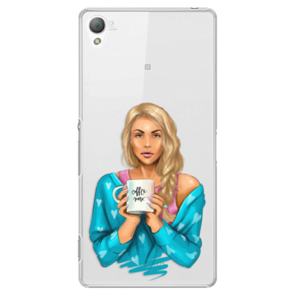 Plastové puzdro iSaprio - Coffe Now - Blond - Sony Xperia Z3