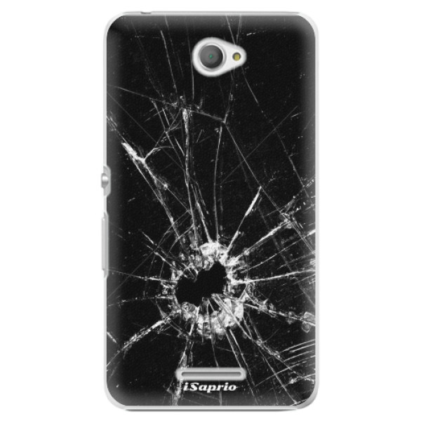 Plastové puzdro iSaprio - Broken Glass 10 - Sony Xperia E4