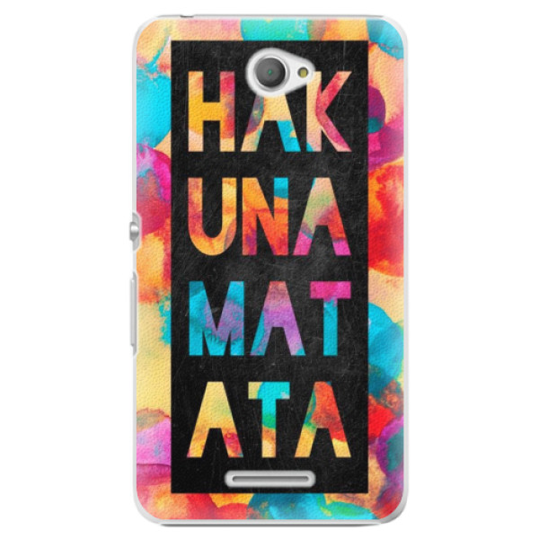 Plastové puzdro iSaprio - Hakuna Matata 01 - Sony Xperia E4