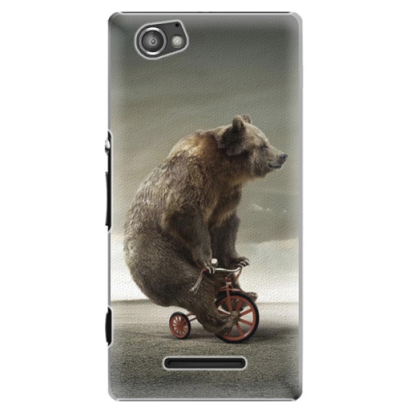Plastové puzdro iSaprio - Bear 01 - Sony Xperia M
