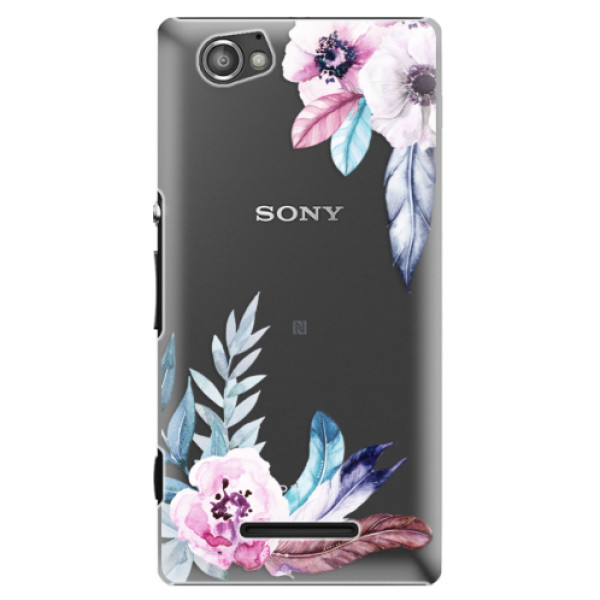 Plastové puzdro iSaprio - Flower Pattern 04 - Sony Xperia M