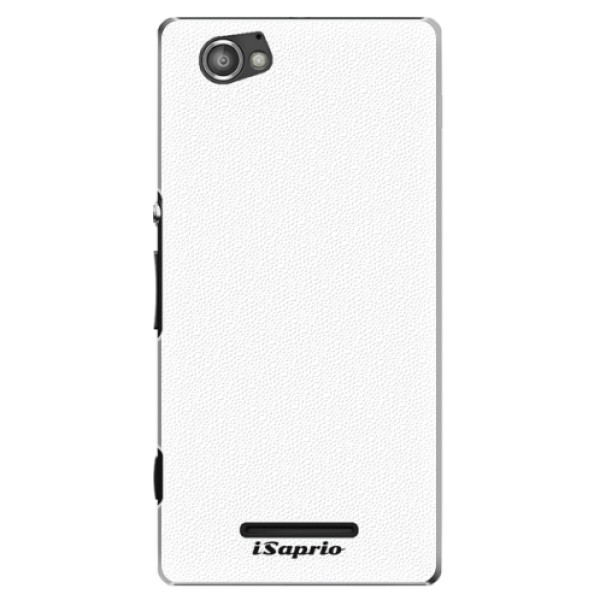 Plastové puzdro iSaprio - 4Pure - bílý - Sony Xperia M