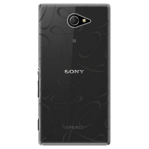 Plastové puzdro iSaprio - Fancy - black - Sony Xperia M2