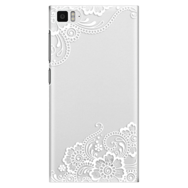 Plastové puzdro iSaprio - White Lace 02 - Xiaomi Mi3