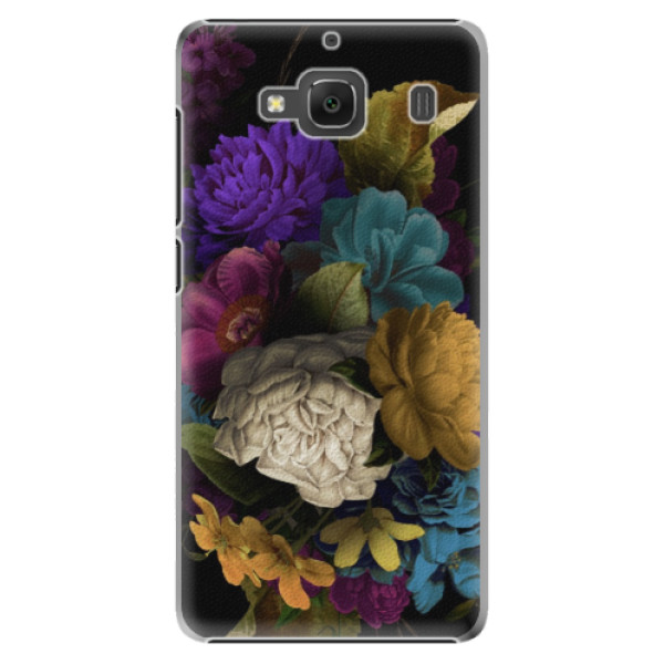 Plastové puzdro iSaprio - Dark Flowers - Xiaomi Redmi 2