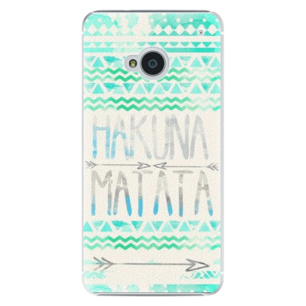Plastové puzdro iSaprio - Hakuna Matata Green - HTC One M7