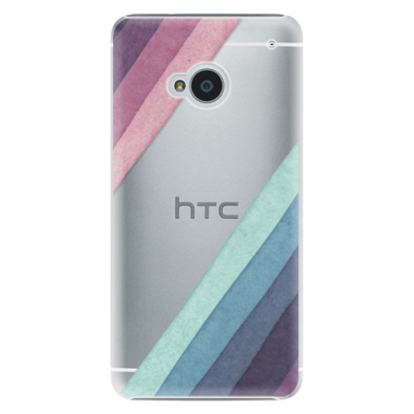 Plastové puzdro iSaprio - Glitter Stripes 01 - HTC One M7