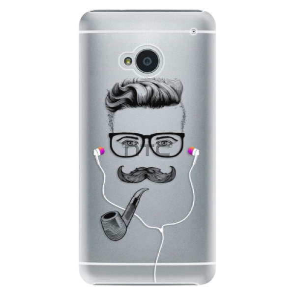 Plastové puzdro iSaprio - Man With Headphones 01 - HTC One M7