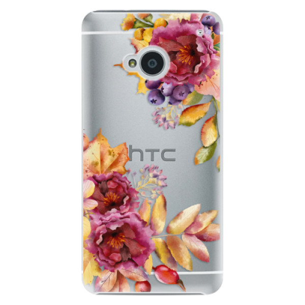 Plastové puzdro iSaprio - Fall Flowers - HTC One M7