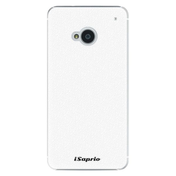 Plastové puzdro iSaprio - 4Pure - bílý - HTC One M7