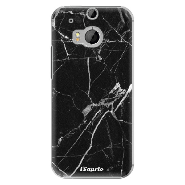 Plastové puzdro iSaprio - Black Marble 18 - HTC One M8