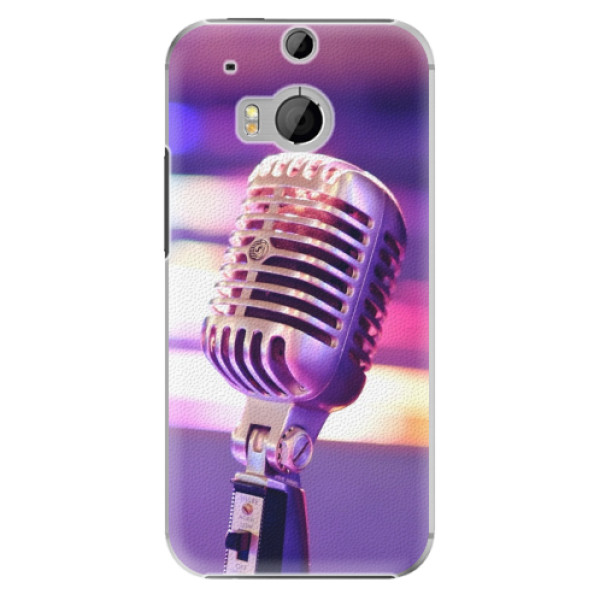 Plastové puzdro iSaprio - Vintage Microphone - HTC One M8
