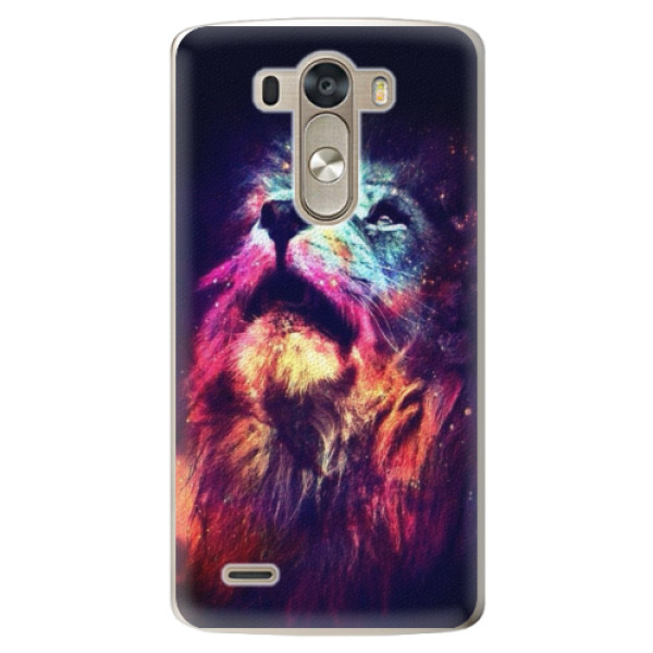 Plastové puzdro iSaprio - Lion in Colors - LG G3 (D855)
