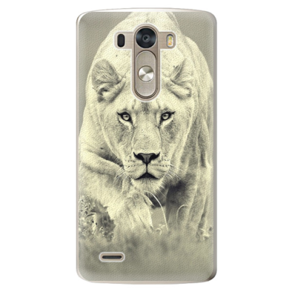 Plastové puzdro iSaprio - Lioness 01 - LG G3 (D855)