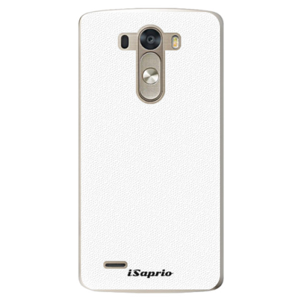 Plastové puzdro iSaprio - 4Pure - bílý - LG G3 (D855)