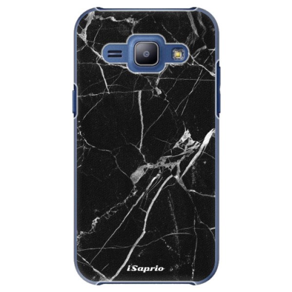 Plastové puzdro iSaprio - Black Marble 18 - Samsung Galaxy J1