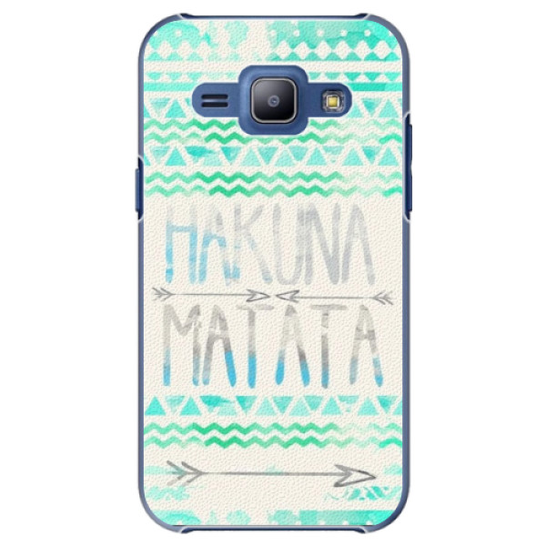 Plastové puzdro iSaprio - Hakuna Matata Green - Samsung Galaxy J1